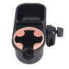 3 in 1 Stroller Bottle Holder Prevent Slip 360 Degrees Rotating Drink Cup Holder with Phone Holder, Multifunctional Accessory for Home Use (Pink) view 2