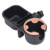 3 in 1 Stroller Bottle Holder Prevent Slip 360 Degrees Rotating Drink Cup Holder with Phone Holder, Multifunctional Accessory for Home Use (Pink) view 3