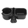 3 in 1 Stroller Bottle Holder Prevent Slip 360 Degrees Rotating Drink Cup Holder with Phone Holder, Multifunctional Accessory for Home Use (Black) view 1