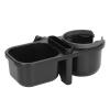 3 in 1 Stroller Bottle Holder Prevent Slip 360 Degrees Rotating Drink Cup Holder with Phone Holder, Multifunctional Accessory for Home Use (Black) view 2