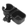 3 in 1 Stroller Bottle Holder Prevent Slip 360 Degrees Rotating Drink Cup Holder with Phone Holder, Multifunctional Accessory for Home Use (Black) view 3