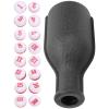 Billiard Dice, Billiard Shaker Bottle Entertainment Dice 16pcs Rubber Billiard Game Tool Numbered Dice with Shaker Bottle for Family Bars (Black) view 1