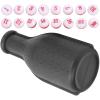 Billiard Dice, Billiard Shaker Bottle Entertainment Dice 16pcs Rubber Billiard Game Tool Numbered Dice with Shaker Bottle for Family Bars (Black) view 3