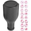 Billiard Dice, Billiard Shaker Bottle Entertainment Dice 16pcs Rubber Billiard Game Tool Numbered Dice with Shaker Bottle for Family Bars (Black) view 4