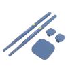 Virtual Reality Drumming Experience for Beginners Outdoor Toys and Adults Portable Electronic Kit Ideal for Settings (Blue) view 1
