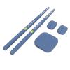Virtual Reality Drumming Experience for Beginners Outdoor Toys and Adults Portable Electronic Kit Ideal for Settings (Blue) view 3