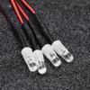 aqxreight RC LED Lights 5mm Headlights for /10 Scale Model Car Truck Compatible with Various RC Vehicles White and Set of 4PCS RC Accessory for Enhanced Nighttime Visibility view 4