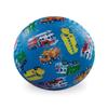 Crocodile Creek Playground Ball - Durable Rubber Ball for Kids Ages 3 and Up - Bouncy Inflatable Ball for Kickball, Indoor Games, and Outdoor Sports - PVC-Free - Vehicles - 7-inch Diameter view 1