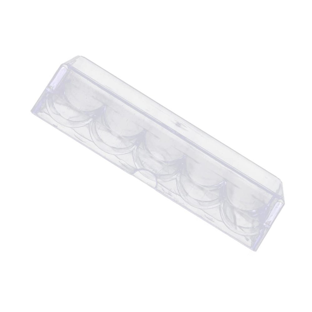 ERINGOGO Visible Chips Box Stylish Transparent Poker Chip Storage Container with Reasonable Partition Design for Organized Gameplay Holds up to Room