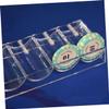 ERINGOGO Visible Chips Box Stylish Transparent Poker Chip Storage Container with Reasonable Partition Design for Organized Gameplay Holds up to Room view 2