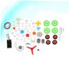 FOYTOKI 69pcs Mechanical Model Gear Motor Toy Car Plastic Gear Assortment Set DIY Model Wheel view 2