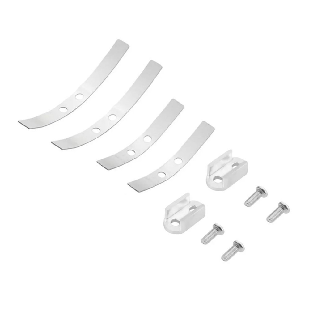 RC Upgrade Accessories for WPL D12 D22 D32 D42 B16 B36 B14 B24 RC Truck Car Shock Absorber for Leaf Springs Suspension Upgrade Parts Accessories(Silver)