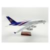 LIUSANGLIU Scale Aircraft 1/160 for Thailand 380 with LED Light Wood Stand Simulated Scale Aircraft Collection Souvenirs Gifts Suitable for Display(with Light) view 1