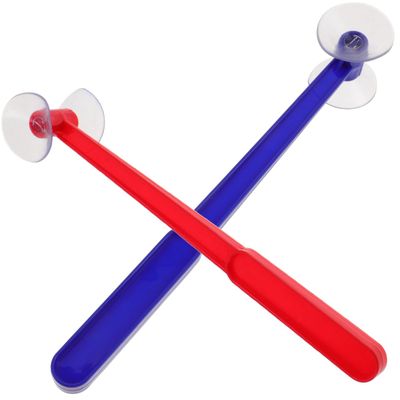 Totority Suction Cup Hammer Toys for Kids 2pcs Dual-Sided Sucker Mallets, Hand-Eye Coordination Training, Early Education Game, Party Favors, Assorted Colors, 9.05 X 1.37 X 0.66 Inches