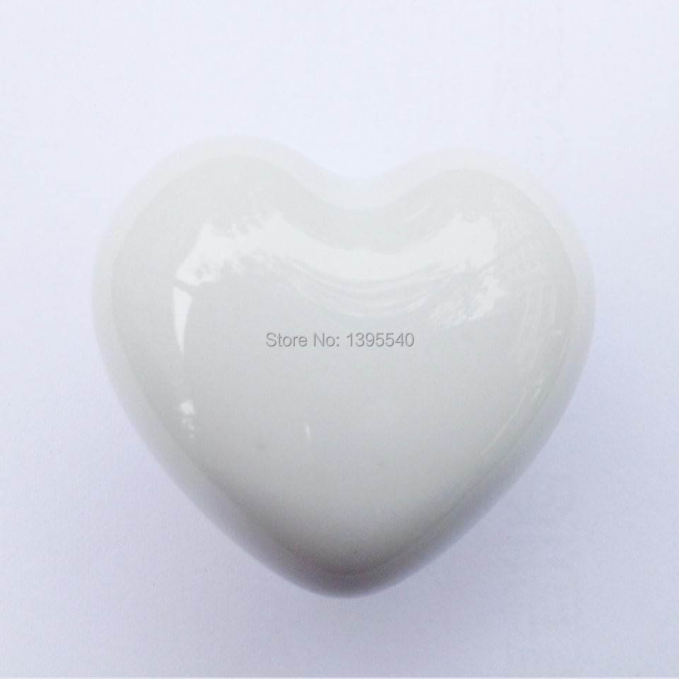 10pcs Ceramic Cabinet Drawer Knob Children Bedroom Closet Handle Kitchen Cabinet Love Heart Pull Kids Furniture Dresser Pull