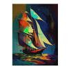 Stained Glass Sunset with Seaside Sailboat 500 Piece Puzzles for Adults Impossible Puzzle Unique Jigsaw Puzzles Ideal for Relaxation and Family Fun view 3