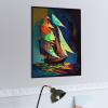 Stained Glass Sunset with Seaside Sailboat 500 Piece Puzzles for Adults Impossible Puzzle Unique Jigsaw Puzzles Ideal for Relaxation and Family Fun view 4