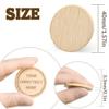 100-1000 Custom Wooden Drink Tokens, 40mm Double Side Drink Chips Engraved with Your Logo/Text/Design, Personalized Wood Round Event Favors,Bar Chips, Parties,Wedding,Game Nights & Corporate Events view 2