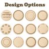 100-1000 Custom Wooden Drink Tokens, 40mm Double Side Drink Chips Engraved with Your Logo/Text/Design, Personalized Wood Round Event Favors,Bar Chips, Parties,Wedding,Game Nights & Corporate Events view 3