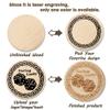 100-1000 Custom Wooden Drink Tokens, 40mm Double Side Drink Chips Engraved with Your Logo/Text/Design, Personalized Wood Round Event Favors,Bar Chips, Parties,Wedding,Game Nights & Corporate Events view 4