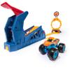 Monster Jam El Toro Loco Long Jump Playset, Exclusive Edition, Includes Die-Cast Truck, Ramp Launcher, Flaming Ring & Crush Cars, Stunt Toy for Kids Ages 3+ by Spin Master view 2