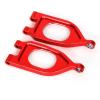 Aluminum Alloy Front Swing Arm Replacement ARA330752 for ARR-MA1:10 2WD Monster Truck RC Car Upgrade Parts(Red) view 1