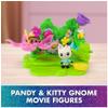 Gabby's Dollhouse: The Movie, Garden Story Set, Pandy Paws & Kitty Gnome Figures and 9 Dollhouse Accessories, Kids Toys for Girls & Boys Ages 3 and Up view 3