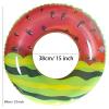 32" Pool Float for Adult-3 PCS Inflatable Pool Float Tube-Summer Swimming Raft for Adults Luau Pool Floats-Hawaiian Swimming Rings - Inflatable Tubes Floaties for Pool Party (Fruit, M) view 2
