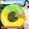 32" Pool Float for Adult-3 PCS Inflatable Pool Float Tube-Summer Swimming Raft for Adults Luau Pool Floats-Hawaiian Swimming Rings - Inflatable Tubes Floaties for Pool Party (Fruit, M) view 4