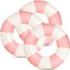 32" Pool Float for Adult-3 PCS Inflatable Pool Float Tube-Summer Swimming Raft for Adults Luau Pool Floats-Hawaiian Swimming Rings - Inflatable Tubes Floaties for Pool Party (Doughnut, M) view 1