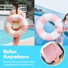 32" Pool Float for Adult-3 PCS Inflatable Pool Float Tube-Summer Swimming Raft for Adults Luau Pool Floats-Hawaiian Swimming Rings - Inflatable Tubes Floaties for Pool Party (Doughnut, M) view 4