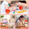 Aodomis 3D Printed Dragon Egg with Articulated Crystal Dragon Inside -Surprise Dinosaur Egg Fidget Toys for Kids 8-12 5-7 4-6, Unique Prefilled Easter Basket Stuffers for Kids Teens(Laser Red Gold) view 4
