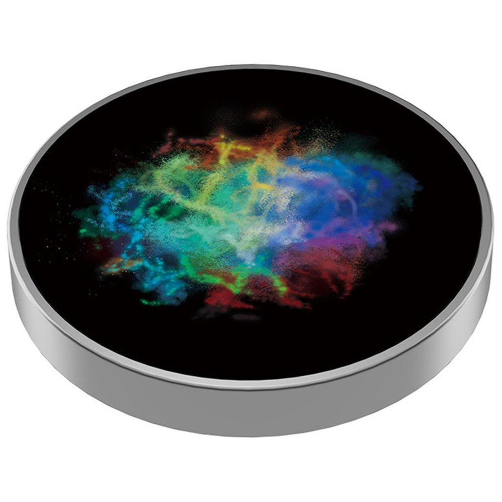 Spin Top Starry Mini Luminous Stainless Steel Stress Relief Spinning Top Polished Portable Spinning Tops for Adults Kids Birthday Gift, Style1