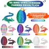 Aodomis 3D Printed Dragon Egg with Articulated Crystal Dragon Inside -Surprise Dragon Egg Fidget Toys for Kids 8-12 5-7 4-6, Unique Prefilled Easter Basket Stuffers for Kids Teens(Laser Cyan) view 4