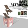 ETLKJVBL for MTG Card Storage Solution, High Capacity Anime Card Sleeves for Mtg Deck Box, Alpaca Wearing Flowers for MTG Card Box and Commander Decks, Designed Specifically for Mtg Players view 2