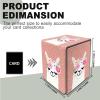 ETLKJVBL for MTG Card Storage Solution, High Capacity Anime Card Sleeves for Mtg Deck Box, Alpaca Wearing Flowers for MTG Card Box and Commander Decks, Designed Specifically for Mtg Players view 3