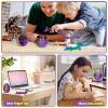 Aodomis 3D Printed Dragon Egg with Articulated Crystal Dragon Inside -Surprise Dinosaur Egg Fidget Toys for Kids 8-12 5-7 4-6, Prefilled Easter Basket Stuffers for Kids Teens(Laser Deep Purple Gold) view 4