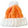 Plush Knit Hat, Hat, for 3.9 inches (10 cm), Pressurized Goods, Seikatsu, Orange view 1