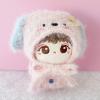 Plush Knit Hat Kigurumi Set, for 3.9 inches (10 cm), Pressing Goods, Pink view 2