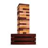 Giant Wooden Tower Stacking Game  60 Weather-Resistant Jumbo Blocks in Premium Reclaimed Pine with Storage Crate/Table, Perfect for Holiday Family Fun, Outdoor Yard Play, Lawn Parties, Camping & BBQs view 1