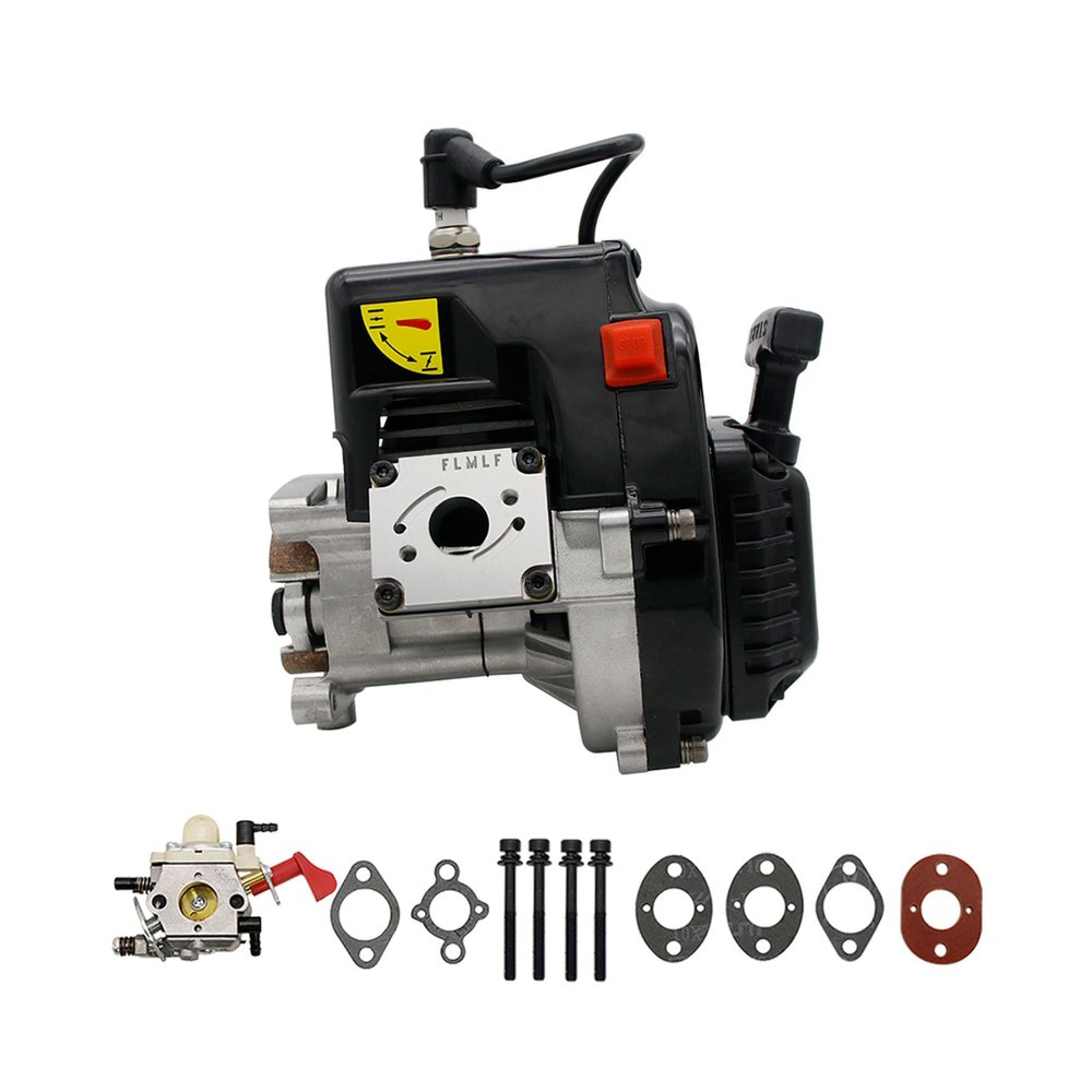 FLMLF 32CC 11HP Professional Reed Engine with Carb 1191 Black Cylinder Head for 1/5 HPI Baja LOSI 5IVE T RC Car Parts