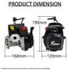 FLMLF 32CC 11HP Professional Reed Engine with Carb 1191 Black Cylinder Head for 1/5 HPI Baja LOSI 5IVE T RC Car Parts view 2