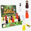 Animal Zoo Bubbles in A Neon Bottle, Includes Bubble Wand - Hexagon Bubble Bottles Party Favors, 3" Bottle (288-Pack) view 2