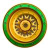 BeaxTurbo Racing Upgrade Parts CNC Aluminum Bead Lock Wheel for Losi Super Baja Rey SBR 2.0 1/6 1pcs Gold (Gold-Green) view 4