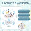 Furmubei Baby Activity Center, 3-in-1 Baby Jumper, Infant Activity Center with 360 Rotating Seat, Music, Lights, 3 Adjustable Heights, Infant Activity Jumper for 6+ Months JP2401 view 2
