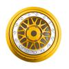 BeaxTurbo Racing Upgrade Parts CNC Aluminum Bead Lock Wheel for Losi Super Baja Rey SBR 2.0 1/6 1pcs Gold (Gold-Silver) view 2
