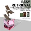 ETLKJVBL for MTG Card Storage Solution, High Capacity Anime Card Sleeves for Mtg Deck Box, Temple Pink Sakura Flowers for MTG Card Box and Commander Decks, Designed Specifically for Mtg Players view 2
