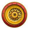 BeaxTurbo Racing Upgrade Parts CNC Aluminum Bead Lock Wheel for Losi Super Baja Rey SBR 2.0 1/6 1pcs Gold (Gold-red) view 4