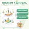 Furmubei Baby Activity Center, 3-in-1 Baby Jumper, Infant Activity Center with 360 Rotating Seat, Music, Lights, 3 Adjustable Heights, Infant Activity Jumper for 6+ Months JP2403 view 2