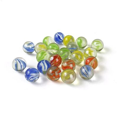 10/20pcs Glass Marbles,14MM Marble Collection Cat Eye Marbles Mix Marbles Small Marbles for Marble Games Vase Fillers(10pcs Random Colors)
